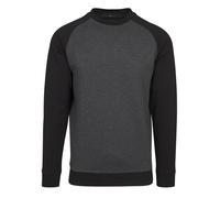 Build Your Brand Raglan Crewneck Men's Pullover Sweater Longsleeve Printable