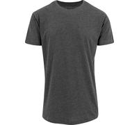 Build Your Brand Shaped long tee - Fitted style, Short sleeves