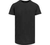 Build Your Brand Shaped long tee - Fitted style, Short sleeves
