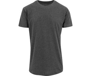 Build Your Brand Shaped long tee - Fitted style, Short sleeves