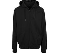 Build Your Brand Terry Zip Hoody, Men's sweat jacket, black, S - BY082-00007-0051