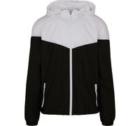 Build Your Brand Two-Tone Tech Windrunner Jacket Casual Windbreaker