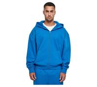 Build Your Brand Ultra Heavy Full Zip Sweatshirt Blue XS Men