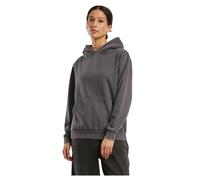 Build Your Brand Vintage Heavy Hoodie Grey 2XL Woman