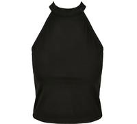 Build Your Brand Women’s turtleneck short top - Womens Sweatshirt, 95% Cotton