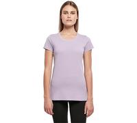 Build your Brand Women's Basic Tee, Short Sleeve Women's T-Shirt with Crew Neck, Made of Cotton, Sizes XS - 5XL, Fliederfarben, S