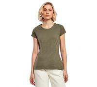 Build Your Brand Women's Ladies Basic tee T-Shirt, Olive, XL