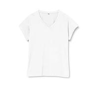 Build Your Brand Women's Ladies Basic Tee T-Shirt, White, XXL