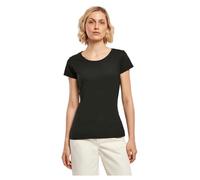 Build Your Brand Women's Ladies Basic Tee T-Shirt, Black, 4XL