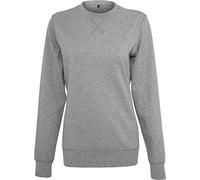 Build Your Brand Women's BY025 Sweater, Heather Grey, M
