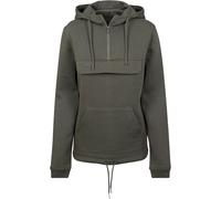 Build Your Brand Women's By097-ladies Sweat Pull Over Hoody Hooded Sweatshirt, Olive, XXL