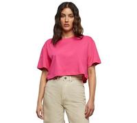 Build Your Brand Women's By264-ladies Short Oversized Tee T-Shirt, Hibiscus Pink, 3XL