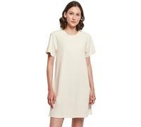 Build your Brand Women's Ladies Tee Dress, Whitesand, XS