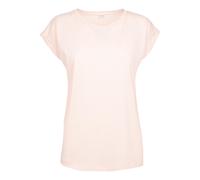 Build Your Brand Women's Extended Shoulder T-Shirt in Pink | Size: 5XL Build Your Brand Pink 5XL