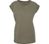 Build Your Brand Women's extended shoulder tee - Extended shoulders and turn (A)