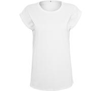 Build Your Brand Women's extended shoulder tee - Extended shoulders and turn (A)