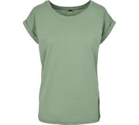 Build Your Brand Women's extended shoulder tee - Extended shoulders and turn (A)