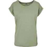 Build Your Brand Women's extended shoulder tee - Extended shoulders and turn (A)