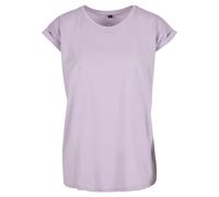 Build Your Brand Women's Extended Shoulder Tee, Fliederfarben, XS