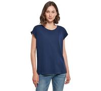 Build your Brand Women's Extended Shoulder Tee, Lightnavy, 4XL