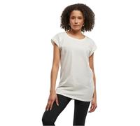 Build Your Brand Women's Extended Shoulder Tee, Ready for dye, XS