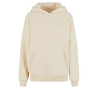 Build Your Brand Women's Fluffy Hoodie in Off-White | Size: 16 Build Your Brand Off-White 16