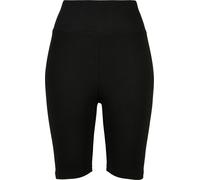Build Your Brand Women's high waist cycle shorts - Womens, 95% Cotton