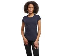 Build Your Brand Women's Ladies Basic Tee T-Shirt, Navy, 4XL