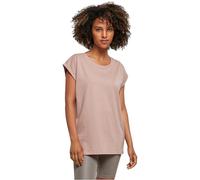 Build Your Brand Women's Ladies Extended Shoulder Tee, Duskrosis, 5XL
