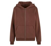Build Your Brand Womens/Ladies Fluffy Full Zip Hoodie RW10665