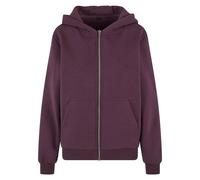 Build Your Brand Womens/Ladies Fluffy Full Zip Hoodie RW10665