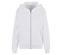 Build Your Brand Womens/Ladies Fluffy Full Zip Hoodie RW10665