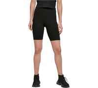 Build Your Brand Women's Ladies High Waist Cycle Shorts Yoga, Black, XXL