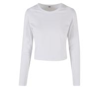 Build Your Brand Womens/Ladies Long-Sleeved Crop Top / N/A N/A RW9814