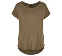 Build Your Brand Womens/Ladies Long Slub T-Shirt RW8061