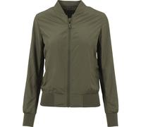 Build Your Brand Womens/Ladies Nylon Bomber Jacket RW6480