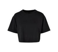 Build Your Brand Womens/Ladies Oversized Short-Sleeved Crop RW9837