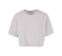 Build Your Brand Womens/Ladies Oversized Short-Sleeved Crop RW9837