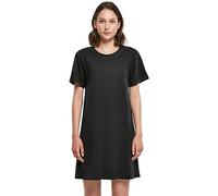 Build your Brand Women's Ladies Tee Dress, Black, 5XL