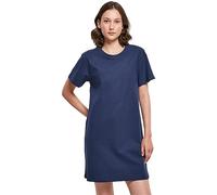 Build your Brand Women's Ladies Tee Dress, Lightnavy, S