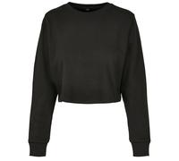 Build Your Brand Womens/Ladies Terrycloth Crop Sweatshirt / N/A N/A RW8977
