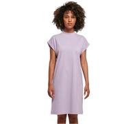 Build Your Brand Women's Ladies Turtle Extended Shoulder Dress, Fliederfarben, XXL