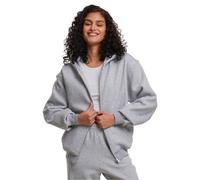 Build Your Brand Women's Loose Fit Full Zip Hoodie in Grey | Size: 5XL Build Your Brand Grey 5XL