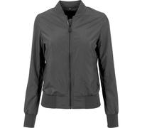 Build Your Brand By044 Women's Nylon Bomber Jacket Ladies Nylon Bomber Jacket