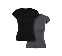 Build Your Brand BY062A Short Sleeve T-Shirt 2 Units L Black