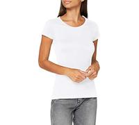 Build Your Brand Women's Ladies Merch T-Shirt, White, XXXXXL