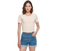 Build Your Brand Women's Cropped Tee Pink XL