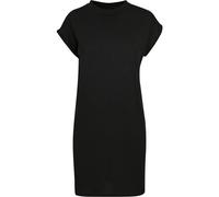 Build Your Brand Women's Turtle Extended Shoulder Dress - Black