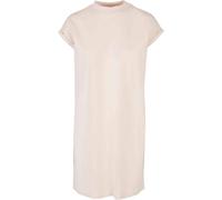 Build Your Brand Women's Turtle Extended Shoulder Dress - Pink