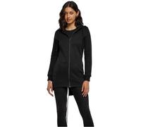 Build Your Brand Women's Zip-Hoody Ladies Sweat Parka Hooded Sweatshirt, Black, XXL
